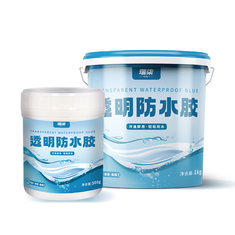 Manufacturer Transparent Waterproof Glue Exterior Wall Window Sill Leak Repair Coating Bathroom Tile Leak Sealant Bathroom No-Brick Waterproof Agent