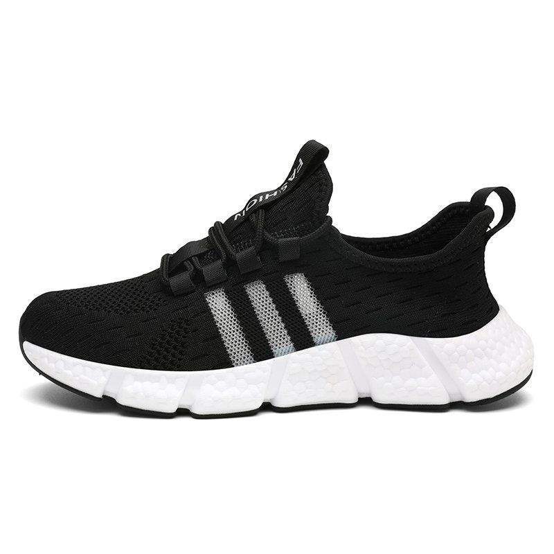 Rare Summer New Mesh Couple Men's Shoes Running Breathable Shock Absorption Popcorn Soft Sole Jogging Shoes