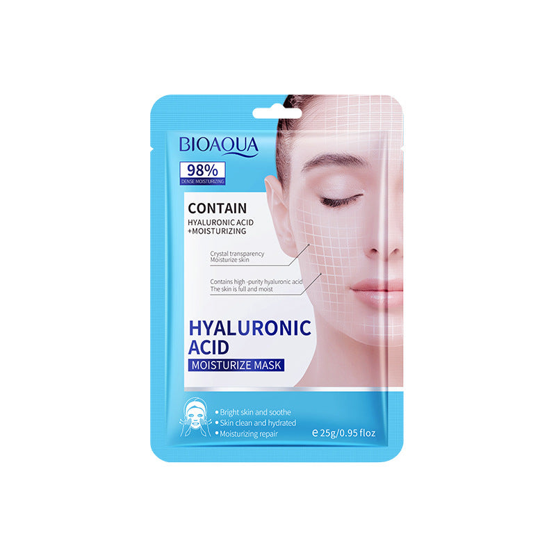 BIOAOUA Hyaluronic Acid Moisturizing Mask Moisturizing Brightening Hydrating Mask Skin Care Products Genuine Wholesale