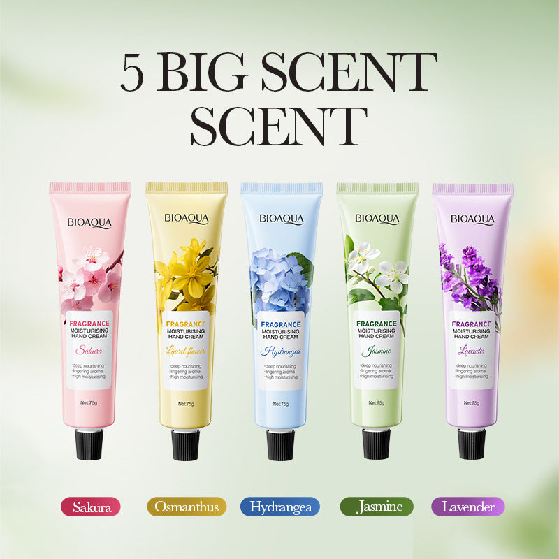 Fragrance Moisturizing Hand Cream Set BIOAOUA Autumn and winter moisturizing hand cream  foreign trade wholesale