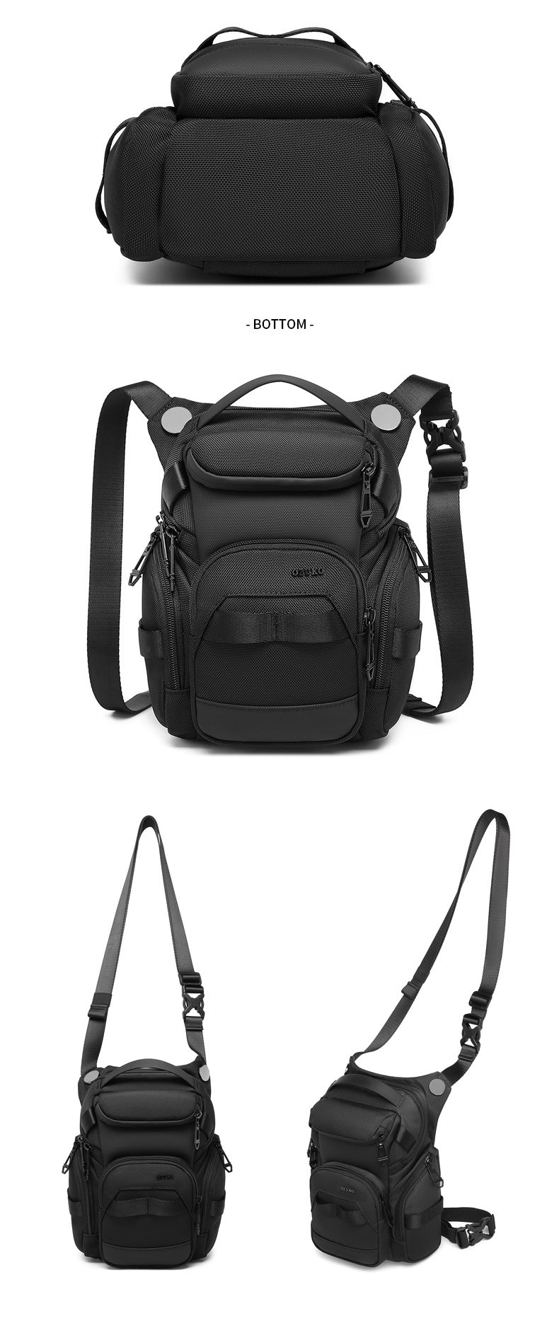 Tactical Cycling Leg Bag Motorcycle Waist Bag Men's Waterproof Multifunctional Motorcycle Crossbody Shoulder Bag Outdoor Sports Bag