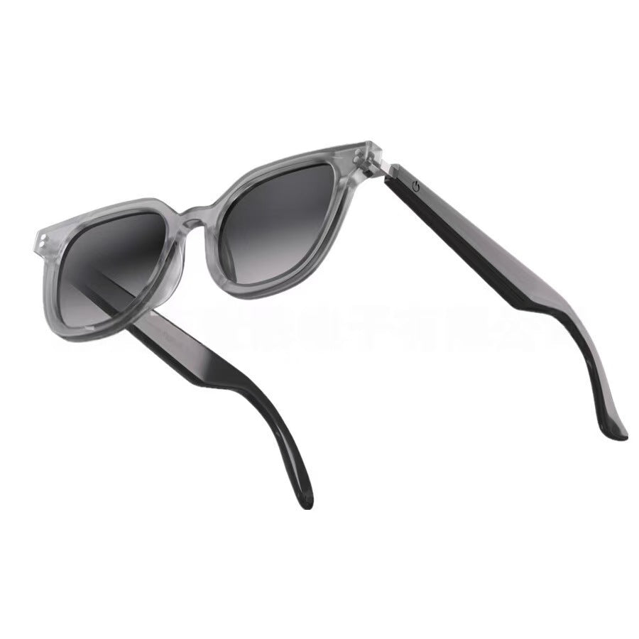 European and American Private Models AI Translation Smart Bluetooth Glasses A12Open-type Anti-leakage Sound Unisex Glasses