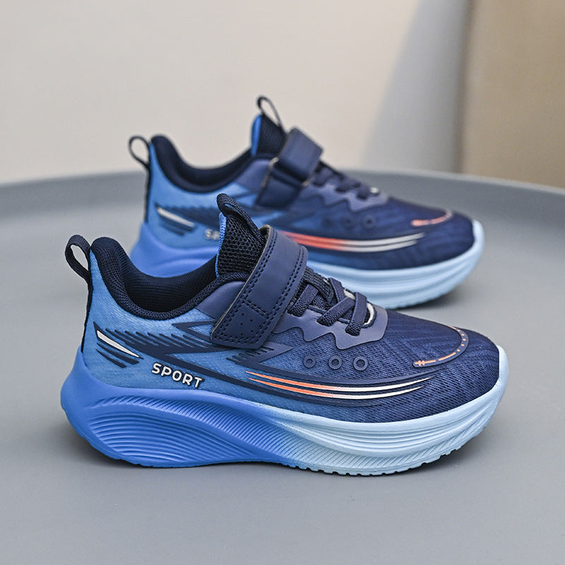 2025Spring New Children's Shoes for Big Kids Lightweight Breathable Boys' Sports Shoes Children's Casual Versatile Girls' Running Shoes