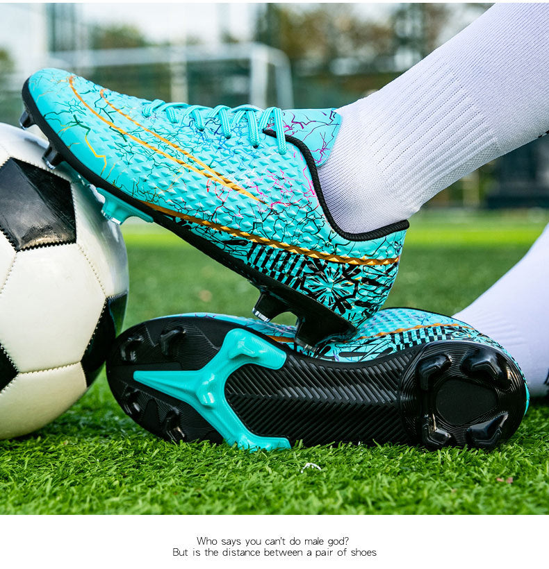 New professional football shoes for men and women AG Spike TF Broken Nail Youth Student Grassland Competition Training Shoes