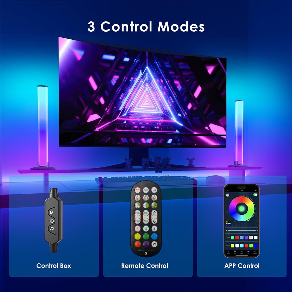 Exclusive Supply LED Bluetooth Desktop Lamp USB Computer Ambient Light RGB Magic Color WIFI Intelligent Sound Pickup Ambient Light