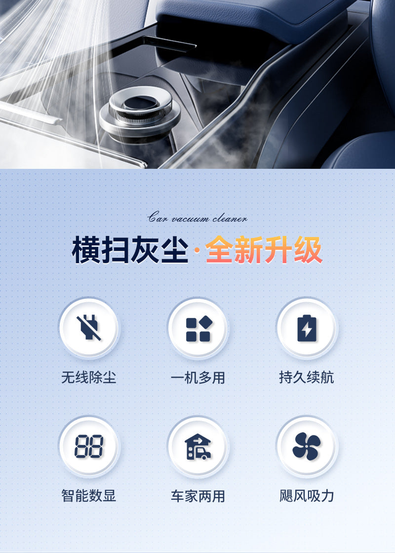 Factory Direct Supply Cordless Portable High Suction Vacuum Cleaner Car and Home Use Blowing and Suction Integrated Mini Dust Blower