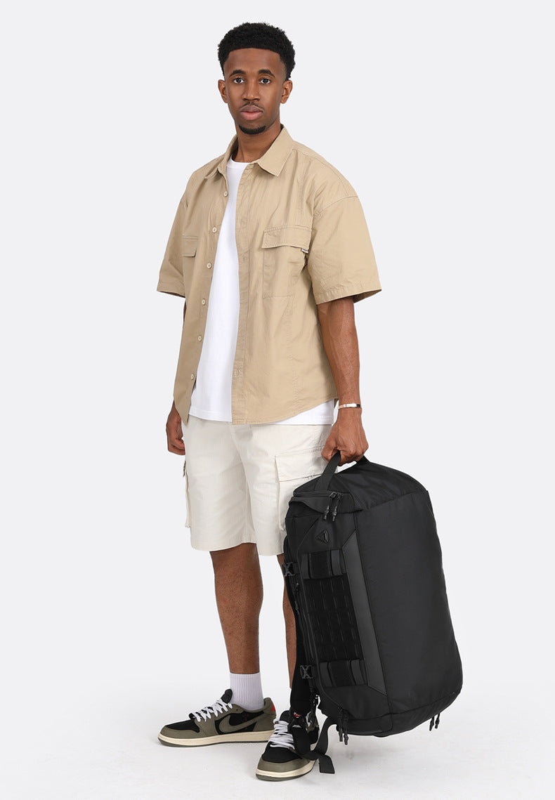 Travel Bag Men's Large Capacity Short-distance Business Trip Fitness Bag Waterproof Handheld Shoulder Multi-functional Lightweight Storage Bag