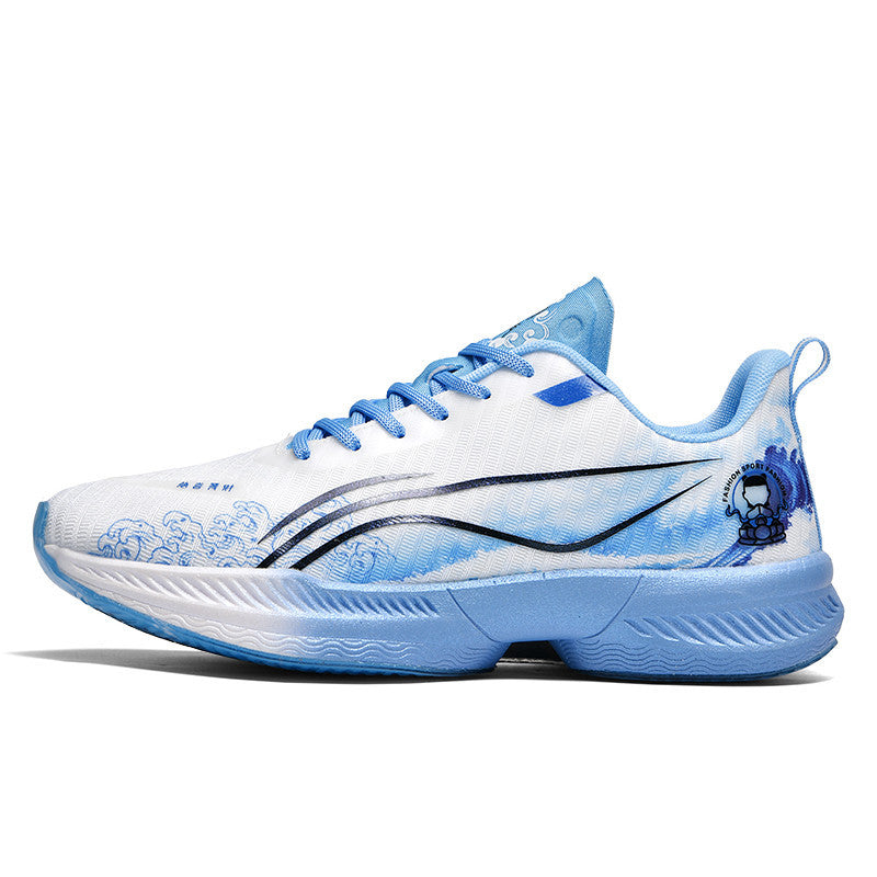 Autumn New Parent-Child Nezha Ao Bing Fashion Casual Sports Shoes Popcorn Carbon Plate Lightweight Comfortable Running Shoes