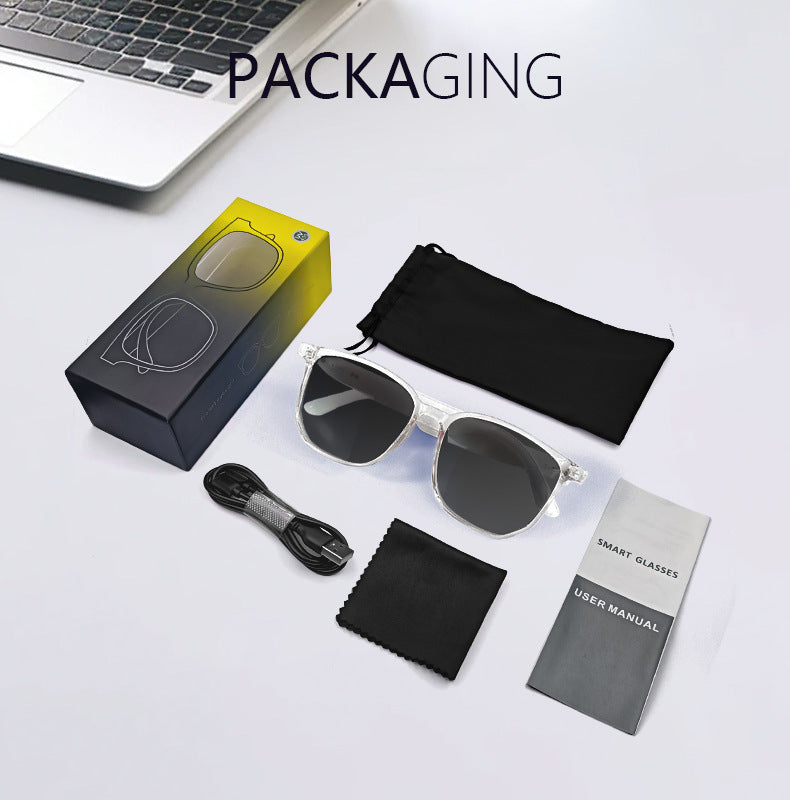【AI Translation】Smart Translation Glasses Sunglasses Bluetooth Glasses Polarized UV Protection Blue Light Listening to Music Calling