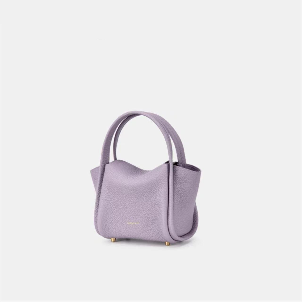 Medium Size Basket Series Women's Bag Top Layer Cowhide Fashion Women's Bag Large Capacity Shoulder Bag Crossbody Handbag Bucket Bag