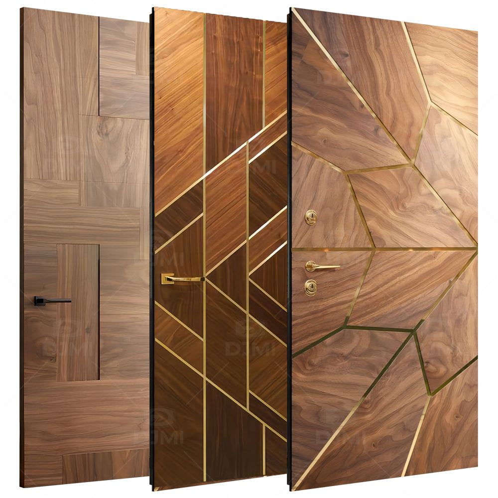 2024 European Standard Solid Wooden Door for Interior Door Home With Painting Surface Treatment