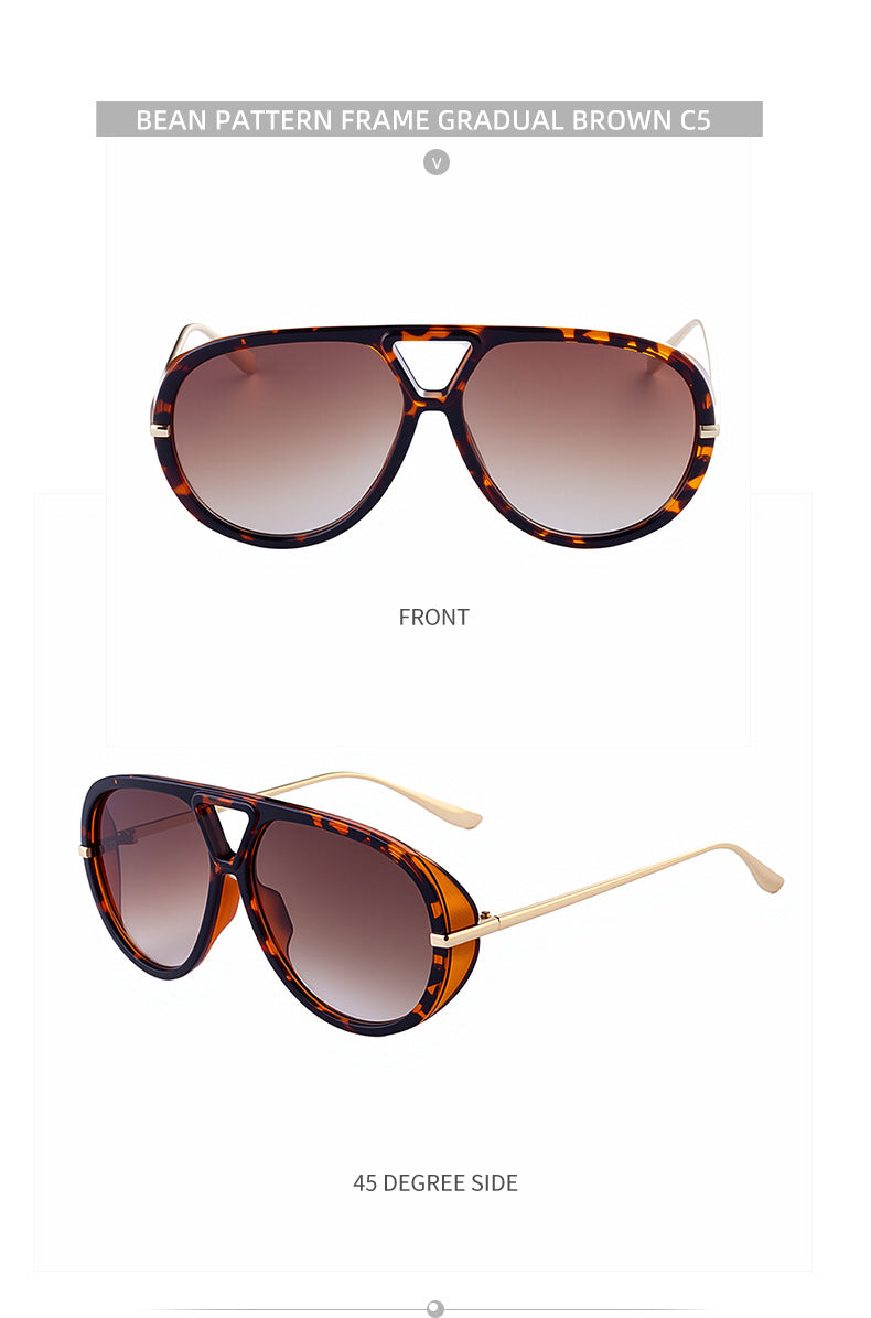 2025New Style Toad Sunglasses for Women, European and American High-End Retro Punk Style Sunscreen Sunglasses for Men, Trendy Eyewear shades