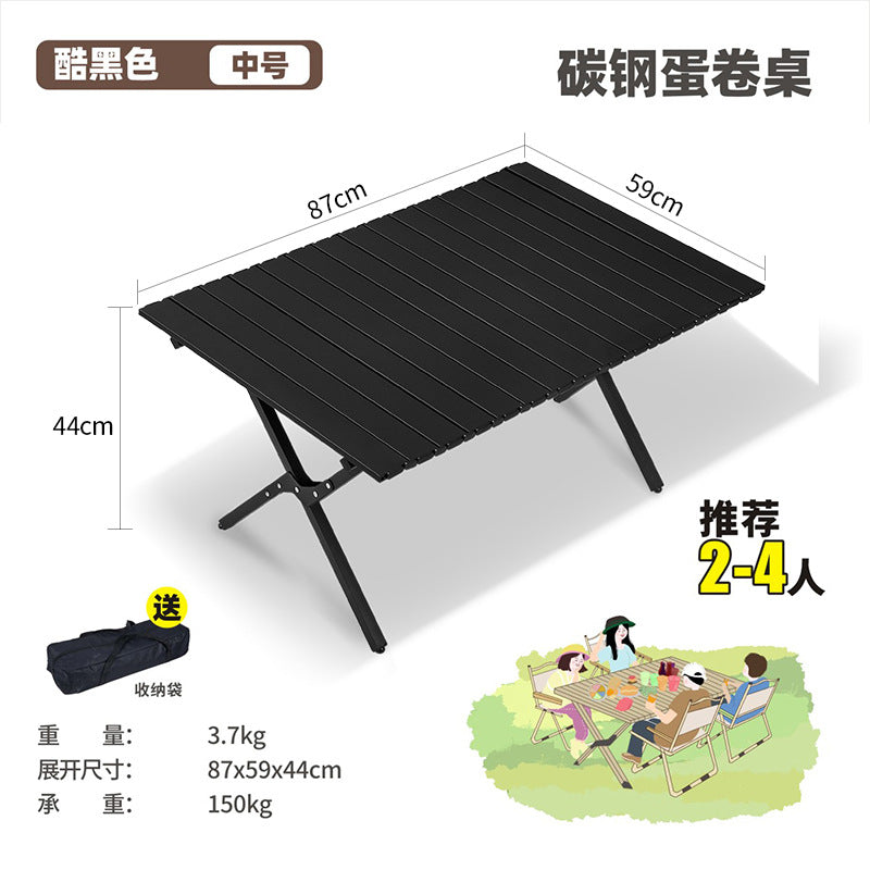 Outdoor Folding Chair Army Green Kermit Chair Reinforced Portable Camping Chair Fishing Stall Egg Roll Table and Chair Set