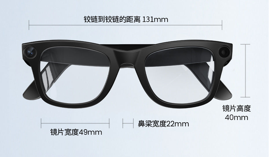 2025New AI Smart Shooting Glasses HD Anti-Shake Sunglasses ai Identification ai Simultaneous Translation Glasses for Men
