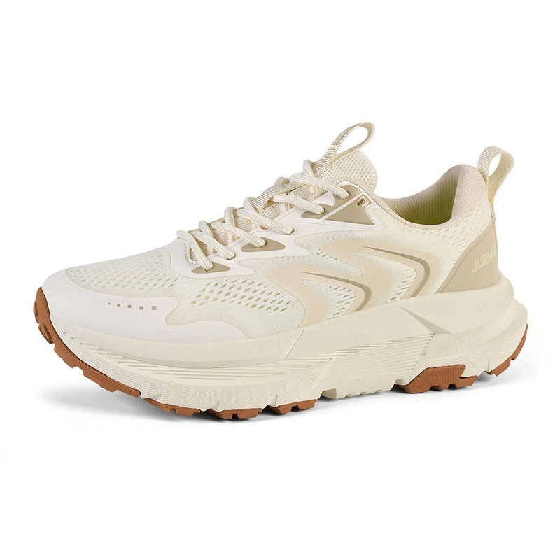 Men's Shoes New2025Mesh Breathable Running Shoes Anti-Slip Shock Absorption Lightweight Soft Sole Sports Shoes Manufacturer Wholesale