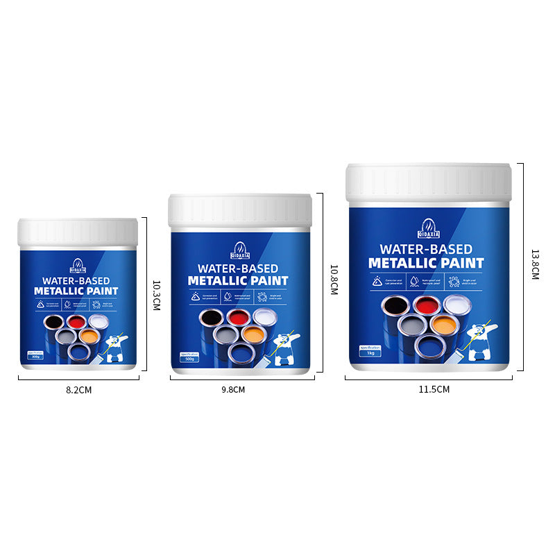 Qixia Water-Based Metal Paint Rust-Free Conversion Color Steel Tile Renovation Rust Fixing Water-Based Metal Paint
