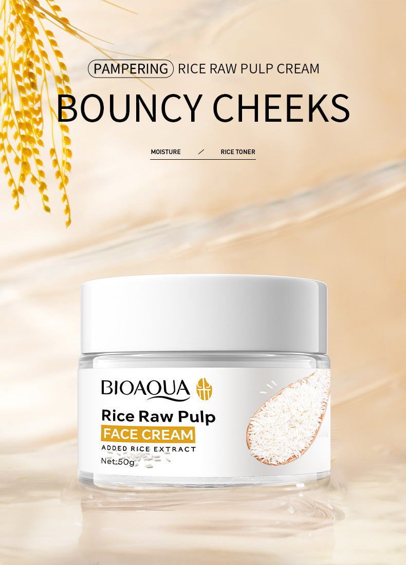 Rice Skincare Set BIOAOUA Rice Puree Series Six-Piece Set Box  Wholesale