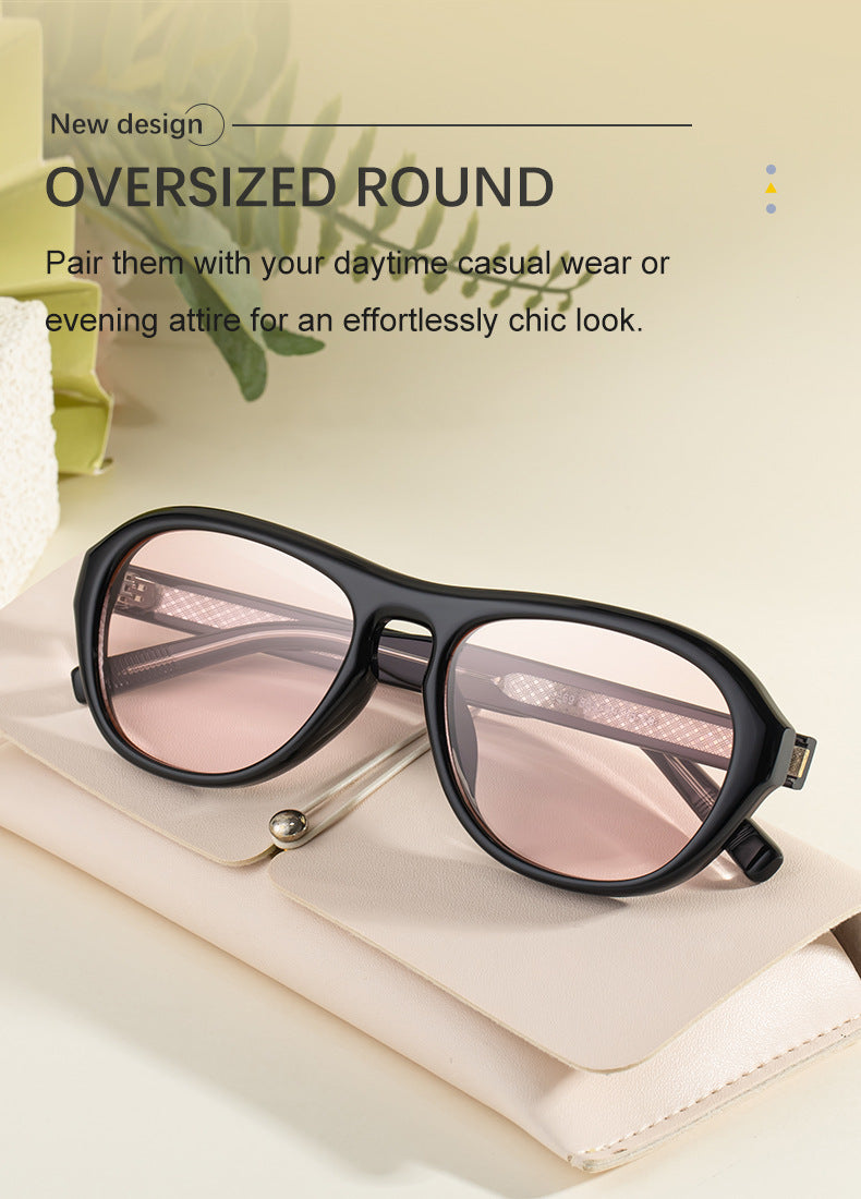 2025New European and American Fashion Polarized Sunglasses for Women, High-end Ultra-light Sun Protection Sunglasses for Women, Trendy for Fishing and Driving