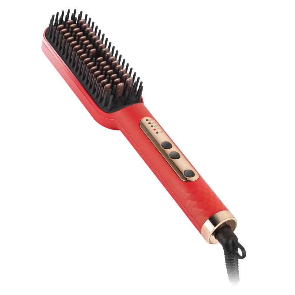 RAF EU Standard Hair Straightening Brush Non-Damaging Hair Straightening and Curling Dual-Use Electric Curling Iron Hair Straightener for Home Use
