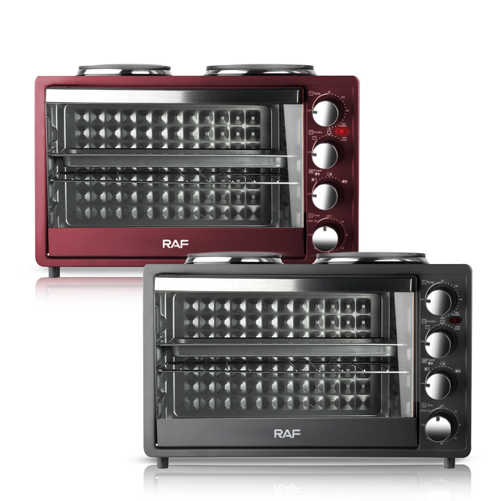 RAF Specially designed for European and American standard electric ovens and electric stoves with dual burners40L Large Capacity Top and Bottom Heating Home Oven