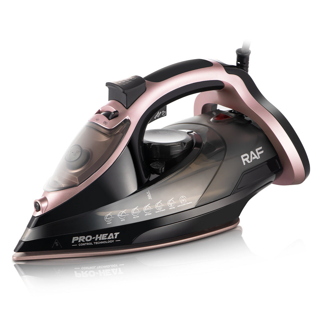 RAF European Standard New Ceramic Floor Electric Iron Hotel Supplies Rose Gold Hot-Selling Electric Iron R.1002