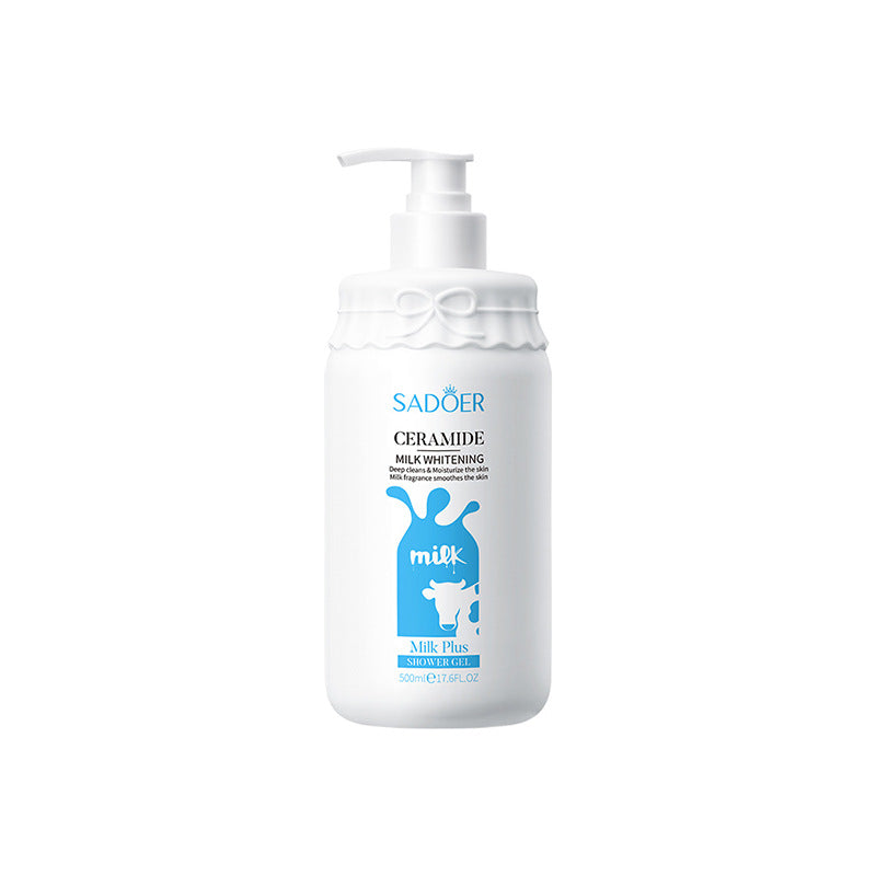 Milk Body Wash SADOER Hydrating, smooth, clean fragrance body wash for cross-border foreign trade wholesale