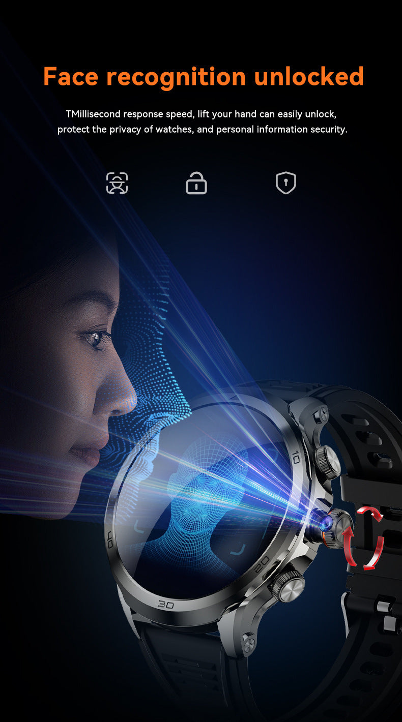 H19Smart Watch5G Global Connect Google Store APP Download Rotating Camera Video Call Photo Shooting Sports