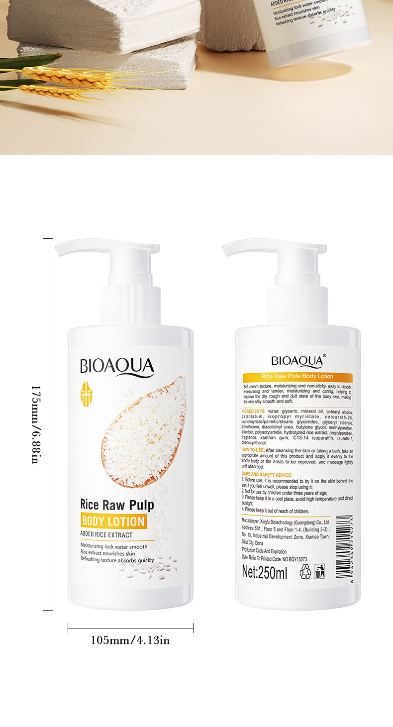 Rice Skincare Set BIOAOUA Rice Puree Series Six-Piece Set Box  Wholesale