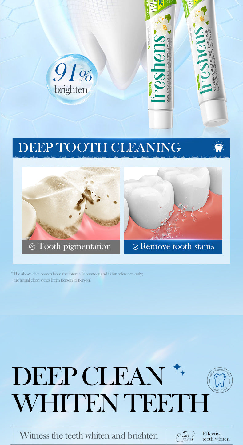 Plant Fruit Probiotic Toothpaste SADOER Oral Whitening Teeth Gum Care Toothpaste  Wholesale
