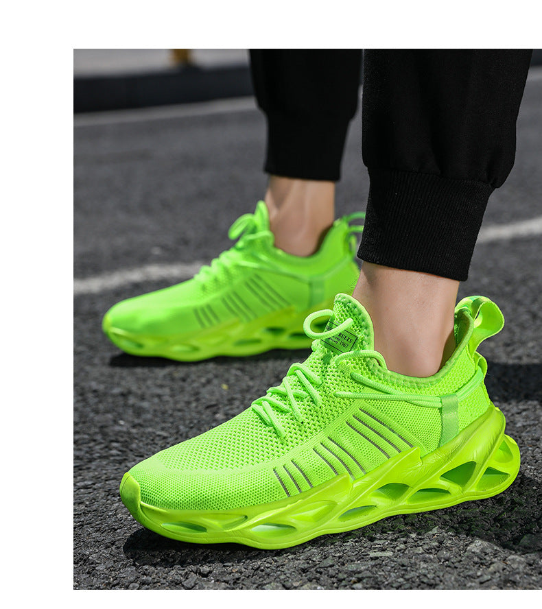 Summer Youth Coconut Shoes for Middle and High School Students, Breathable Mesh Blade Edge, Wear-resistant, Non-slip Sports Running Shoes, Casual Trendy Shoes