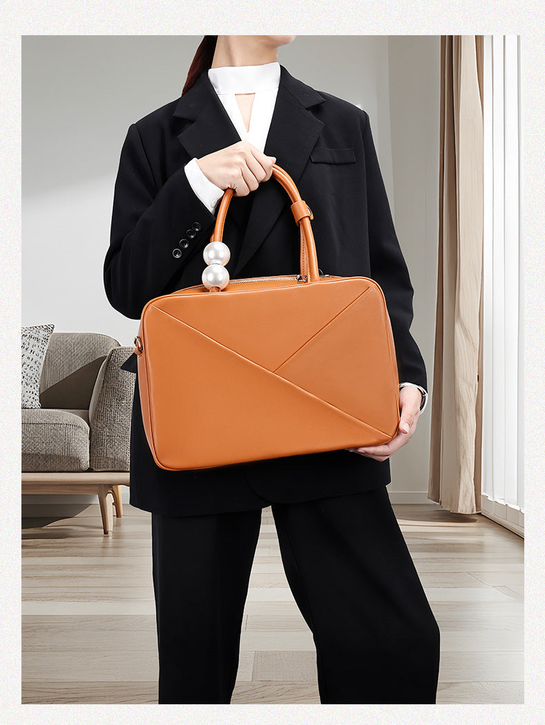 Fashion Women's Bag Niche Texture Single Shoulder Crossbody Bag Large Capacity Tote Bag Handheld Women's Laptop Bag