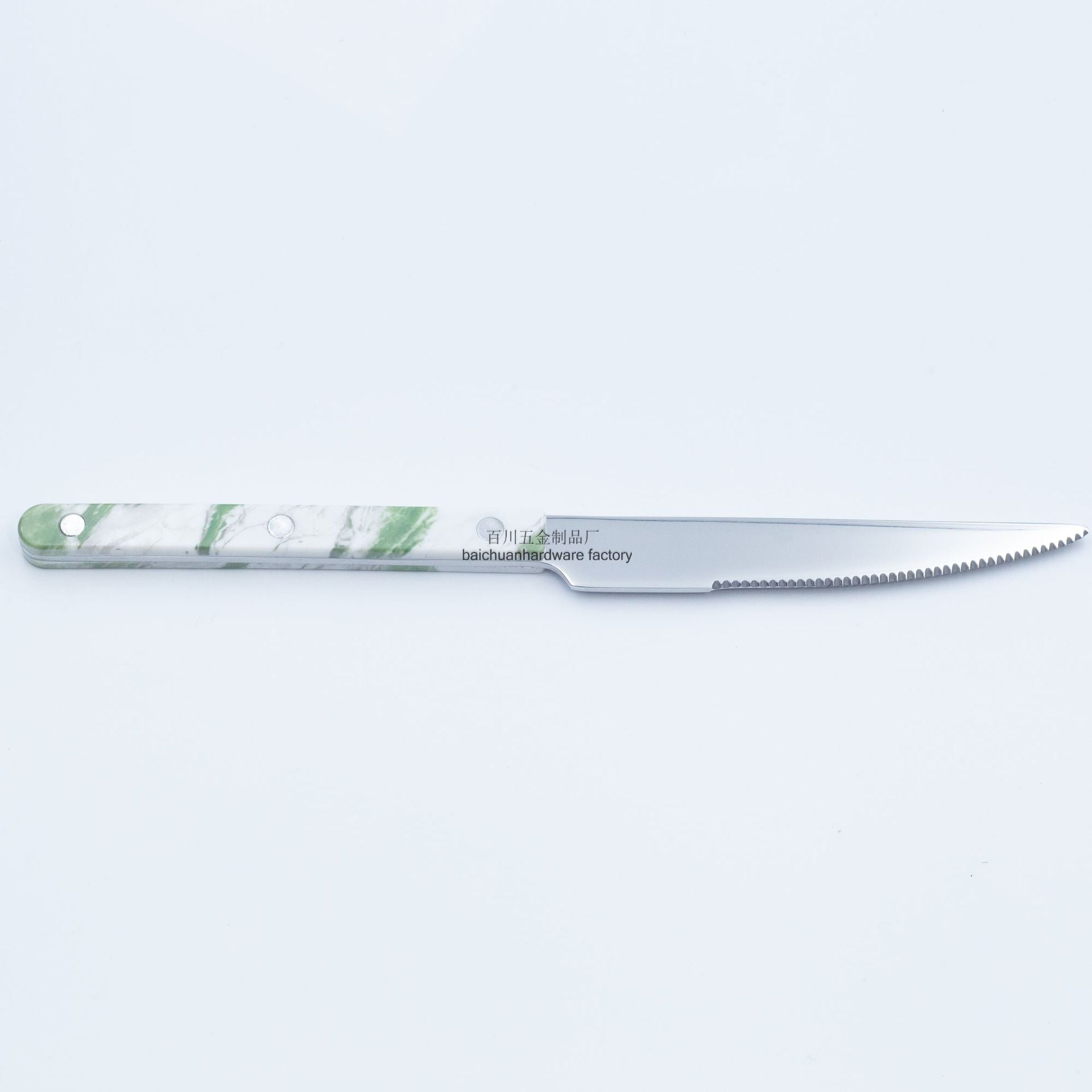 Marble Handle Western Tableware Set ABS Butter Fork Spoon Clip Handle Cheese Knife Dessert Chopsticks Spoon Fork