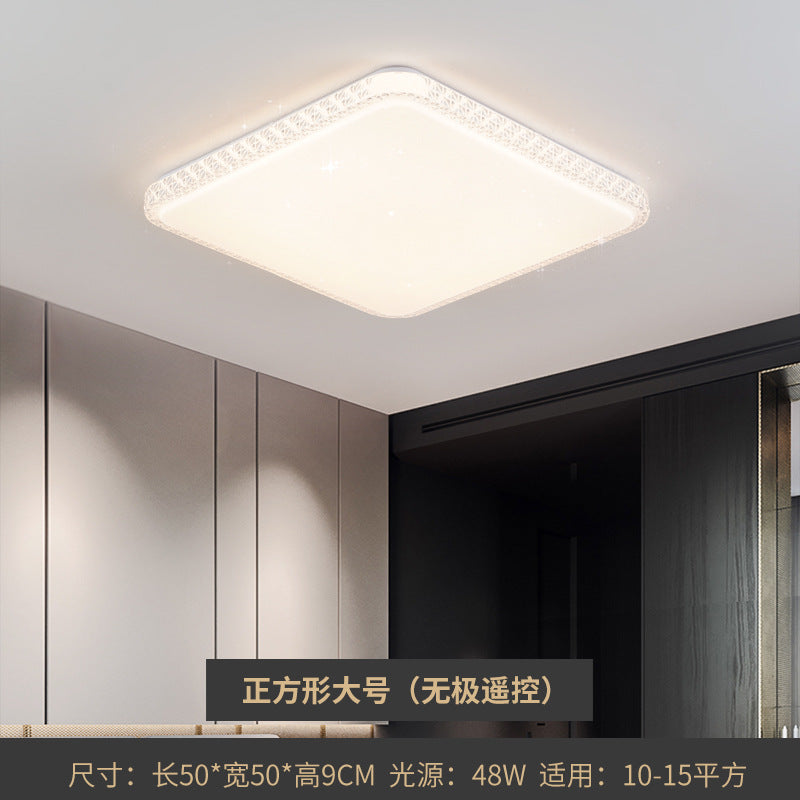 2025New led Ceiling Lamp Living Room Large Lamp Fashion Lighting Simple Modern Light Luxury Imitation Crystal Bedroom Lamp