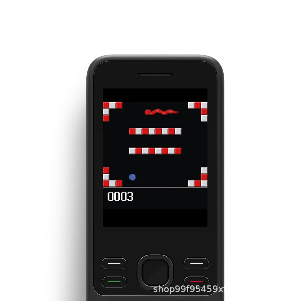 Dual Card2G Large Screen High Volume African Market Straight Button Function Mobile Phone for Students and Elderly