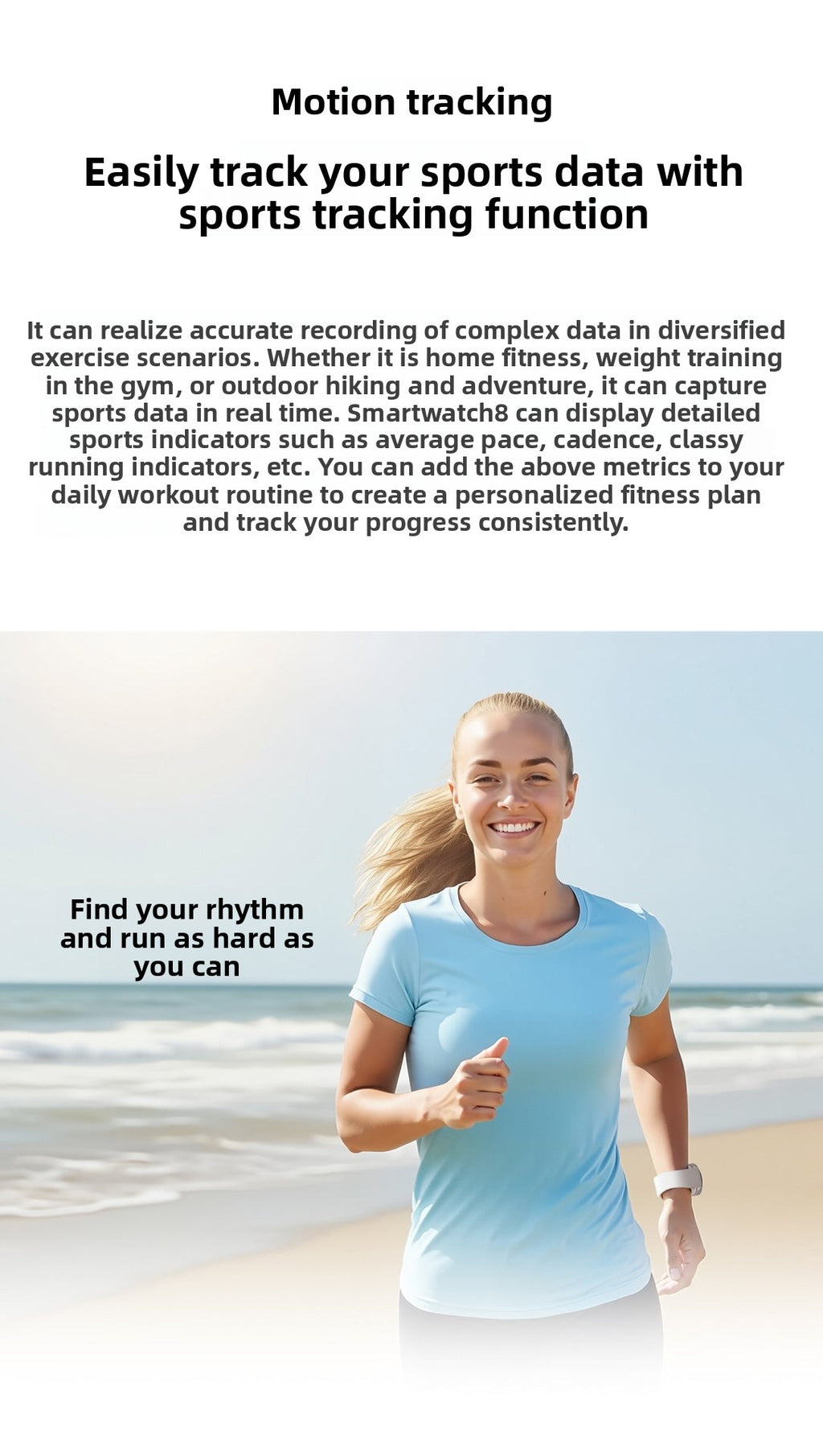 HD8 Mini Smart Watch Bluetooth Call True Heart Rate Step Sleep Monitoring Deep Waterproof Ladies Sports