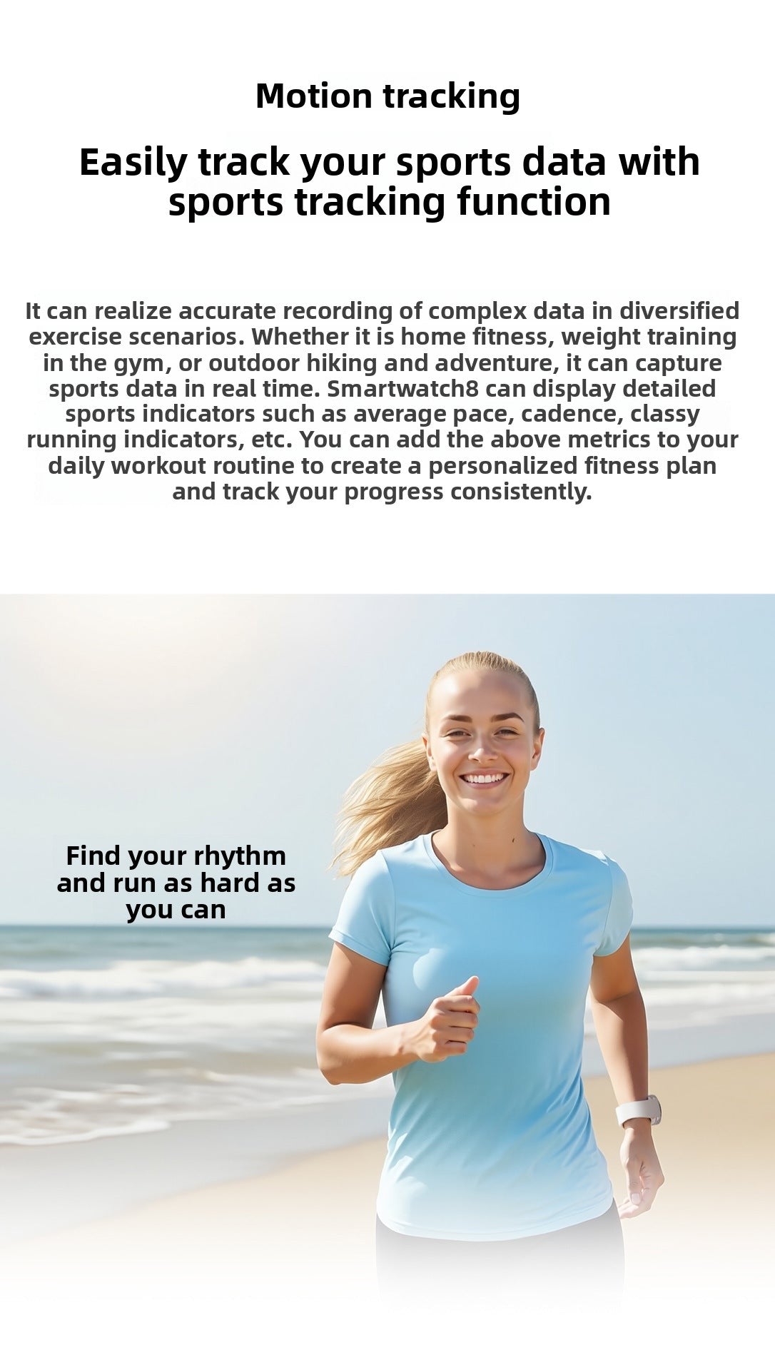 HD8 Mini Smart Watch Bluetooth Call True Heart Rate Step Sleep Monitoring Deep Waterproof Ladies Sports