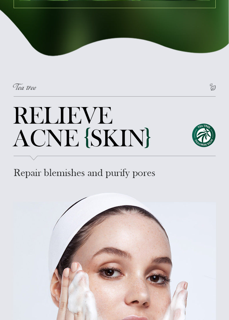 Tea Tree Mousse Facial Cleanser150gSADOER Clean Bubble Dense Facial Cleanser  Wholesale