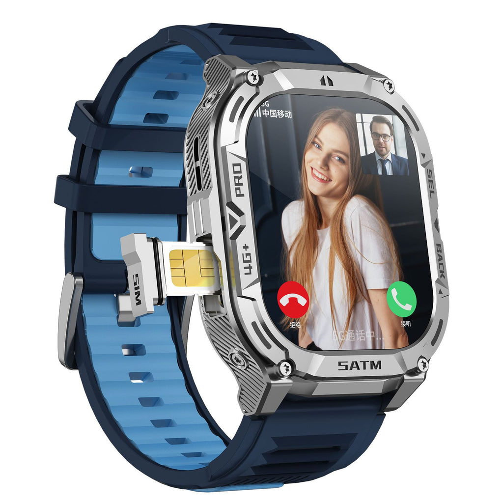 B25Smart Watch5G All-Network Compatible Google Store APP Download True Step Count Heart Rate Front Camera Sports Waterproof Shockproof