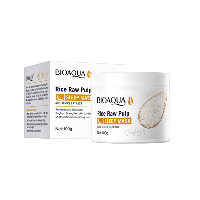 Full English Rice Skincare Set BIOAOUA Rice Puree Series Six-Piece Set Box  Wholesale