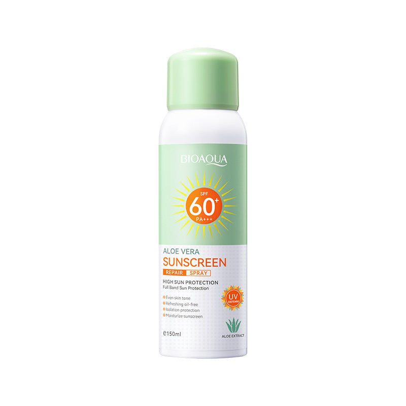 BIOAOUA Aloe Vera Sunscreen Sunscreen Isolation Refreshing Three-in-One Sunscreen Spray Wholesale