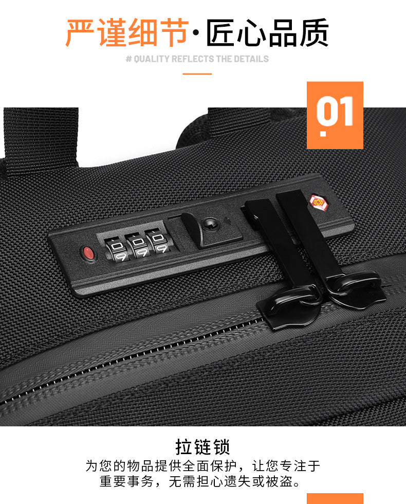 OZUKO Backpack Men's College Student Bag Lightweight Waterproof Large Capacity Casual Sports Computer Commuting Backpack