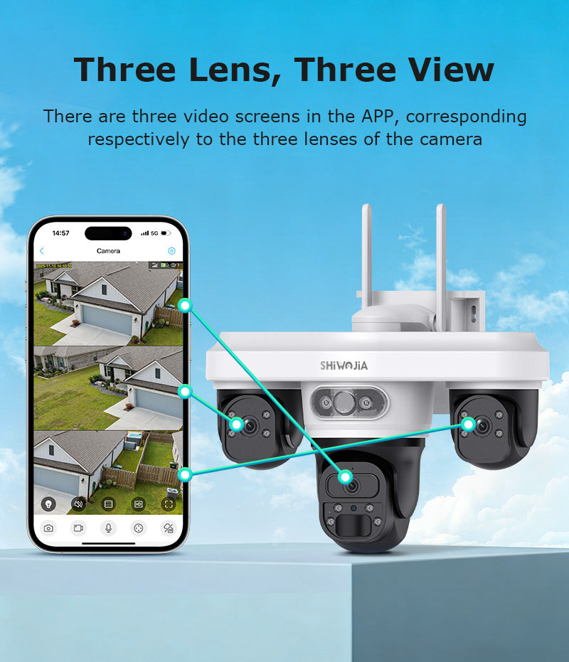 AOV Solar Camera Trinocular Solar Camera9MP High Definition Full Color AOV New Camera Product