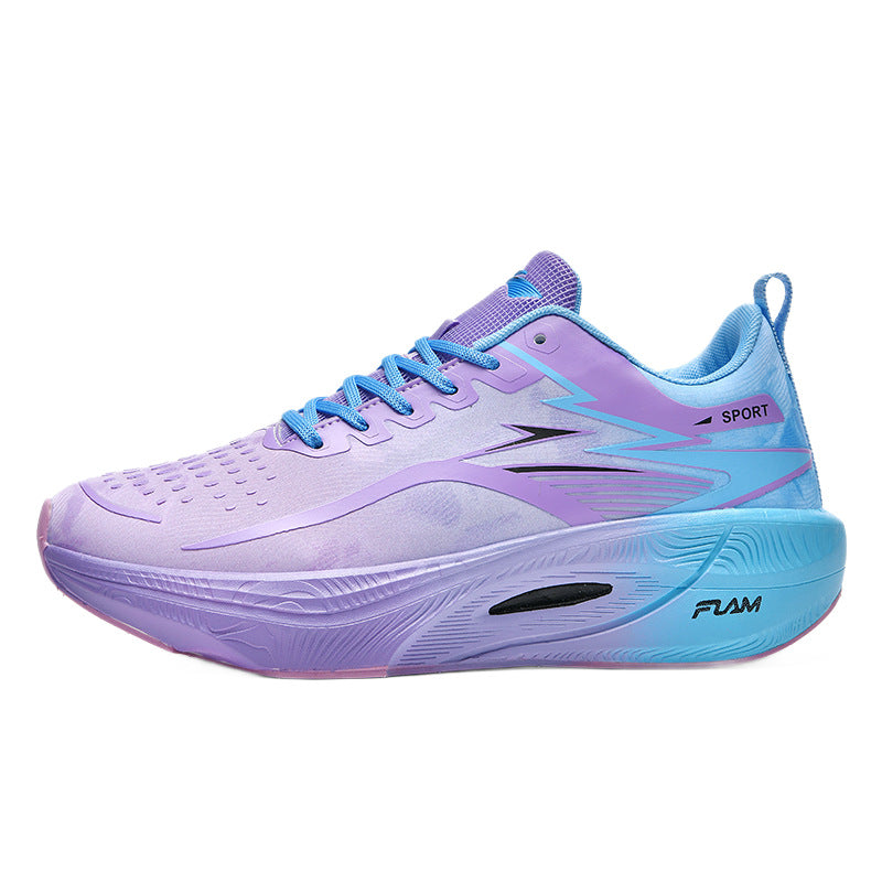 Burning3Professional Marathon TEAM Running Shoes Full Palm Carbon Plate Racing Mesh Breathable Shock Absorption Running Shoes Fei Ran2.5