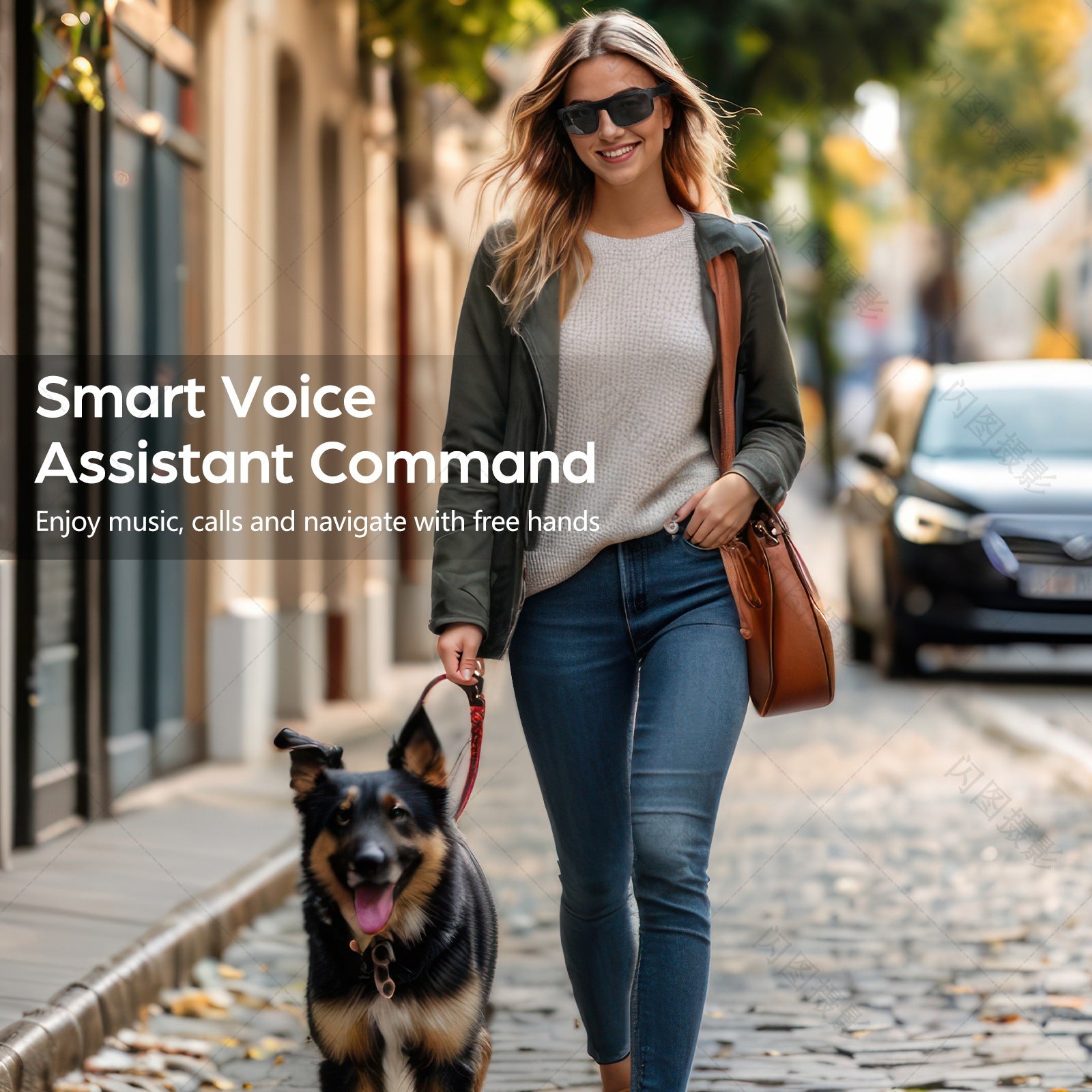 M8PRO Bluetooth smart glasses for driving hands-free calls multifunctional outdoor cycling windproof goggles