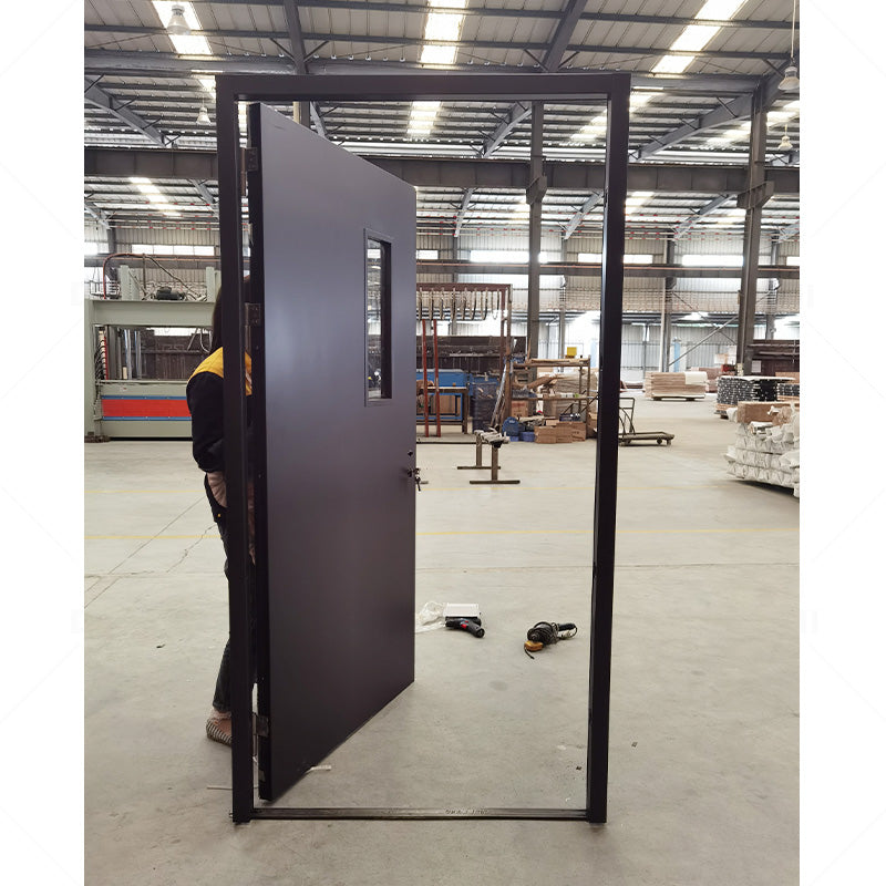 Fire Rated Steel Door New Design Thermal Insulation Door for Factory