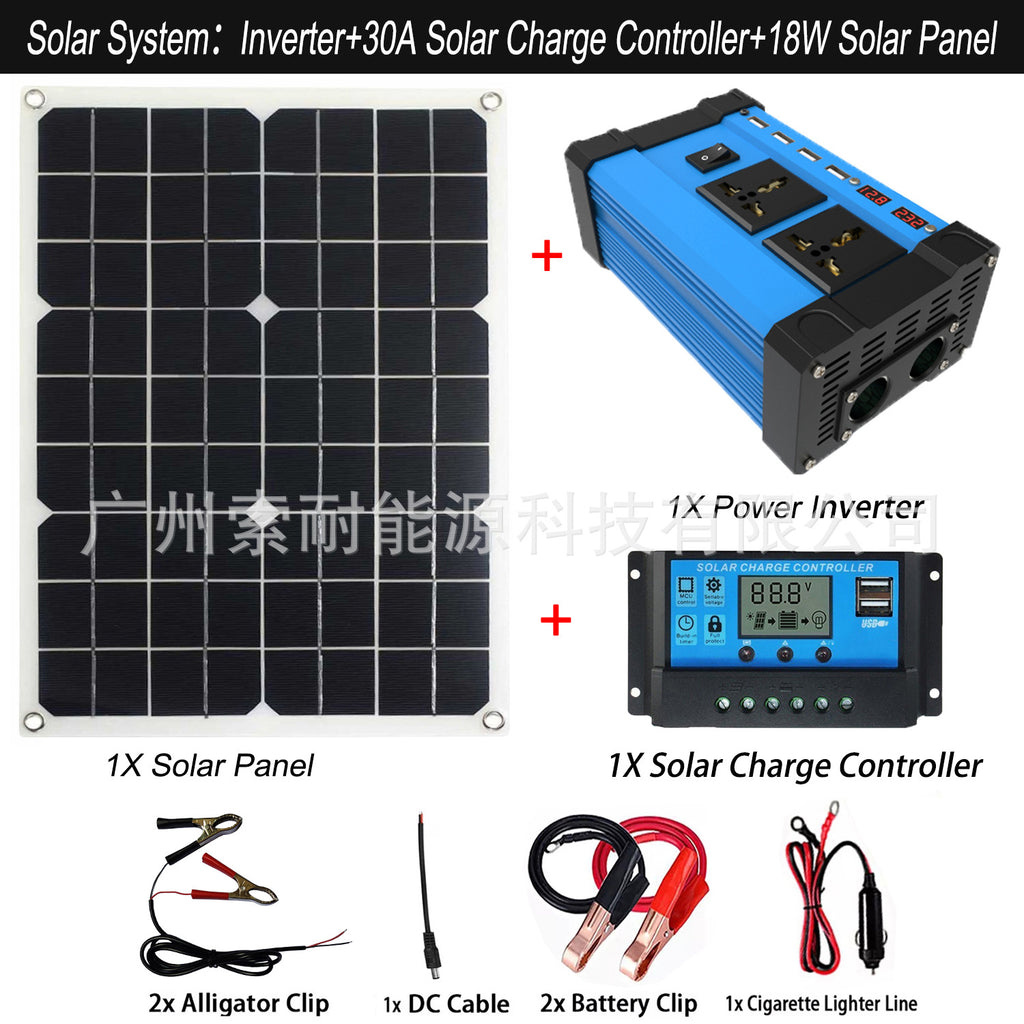 Motorcycle and Car Accessories300W/500W Car Converter Inverter12V Turn110V/220V Car Inverter Power Supply