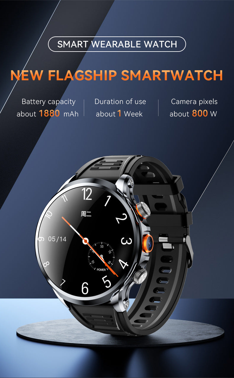H18Smart Watch5G SIM Card Global Comm Google Store APP Download the Right Camera Video Call Independently