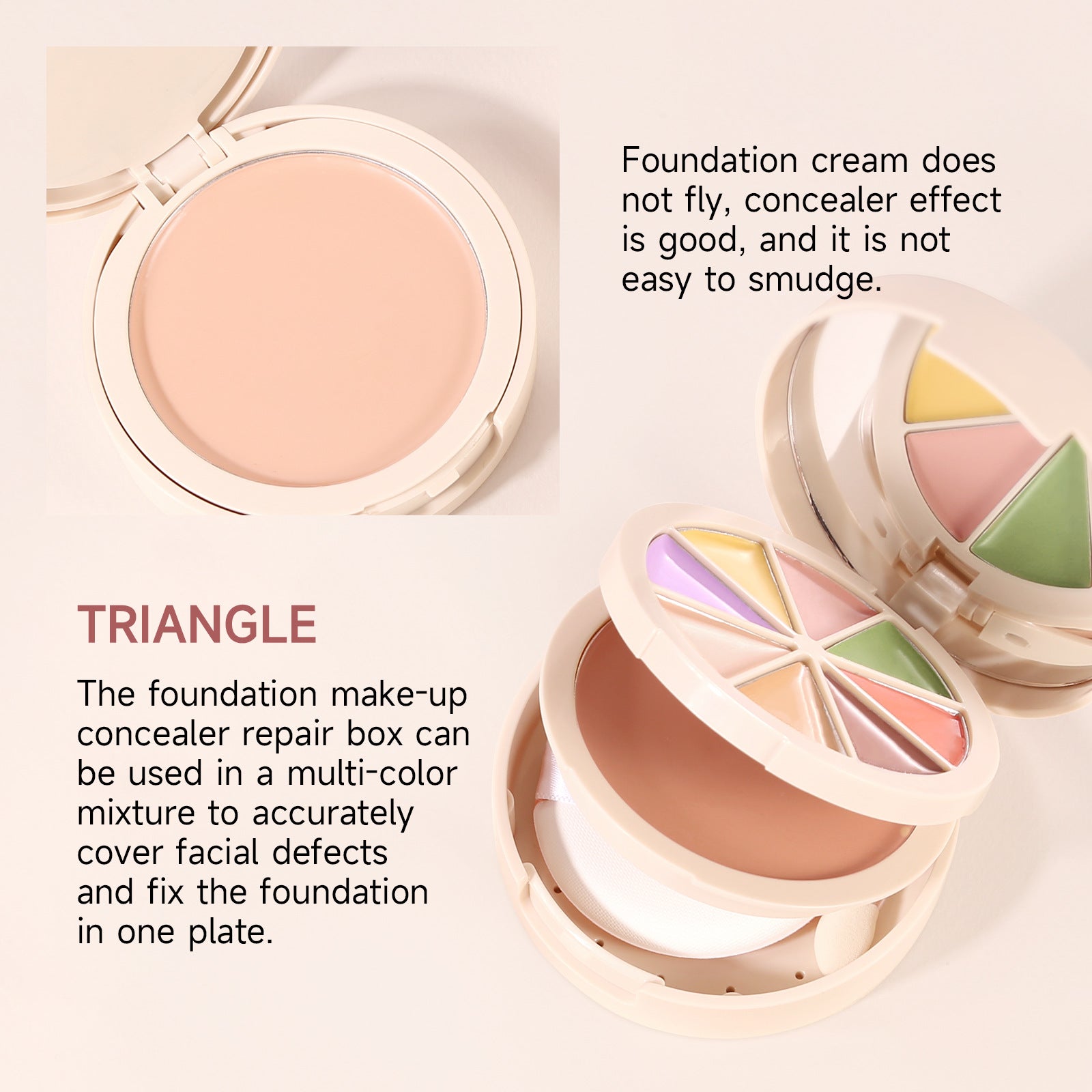 Exclusive Supply sheloves Concealer Cover Acne Marks, Spots, Dark Circles, Contouring Foundation Cream Concealer Palette