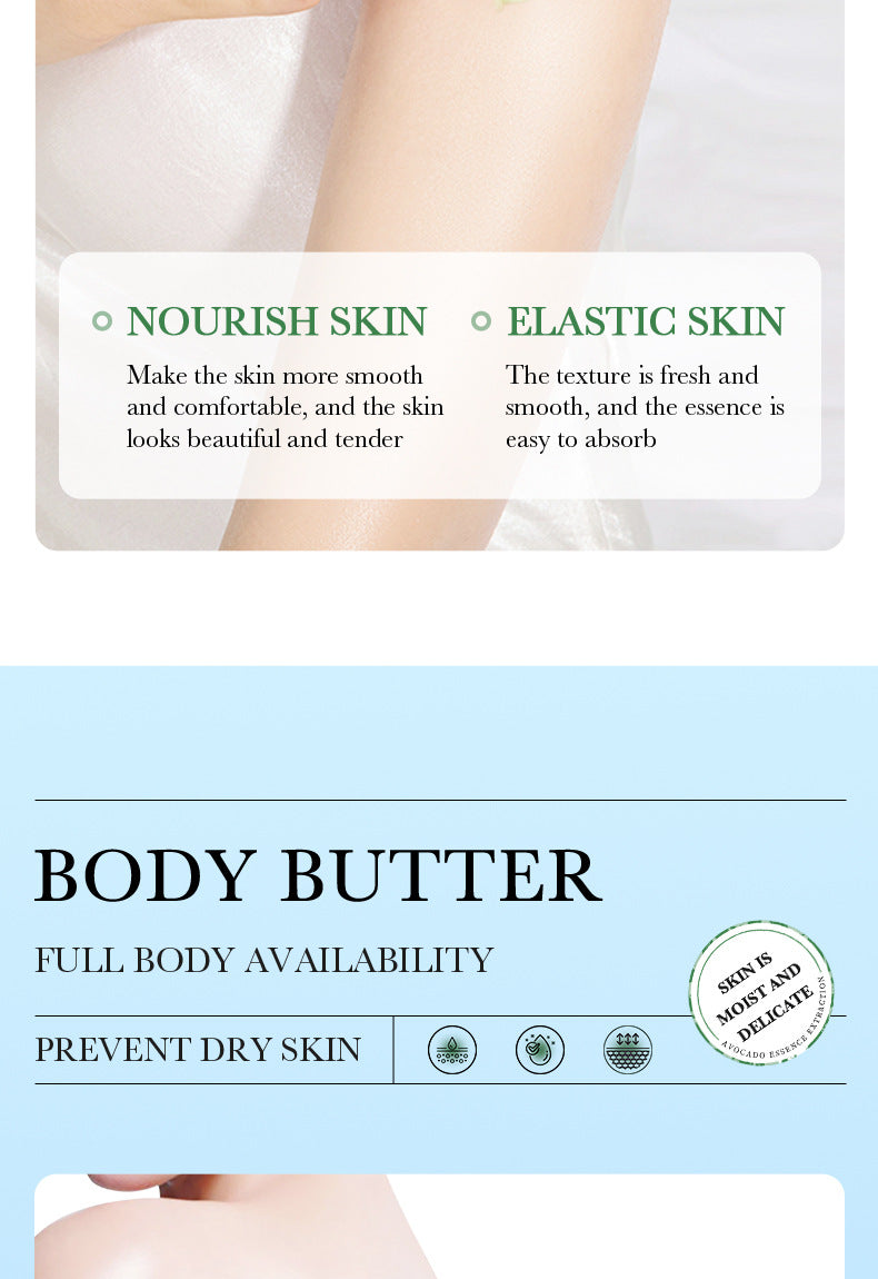 Plant Body Lotion SADOER Avocado Moisturizing Rose Butter Body Lotion  Wholesale