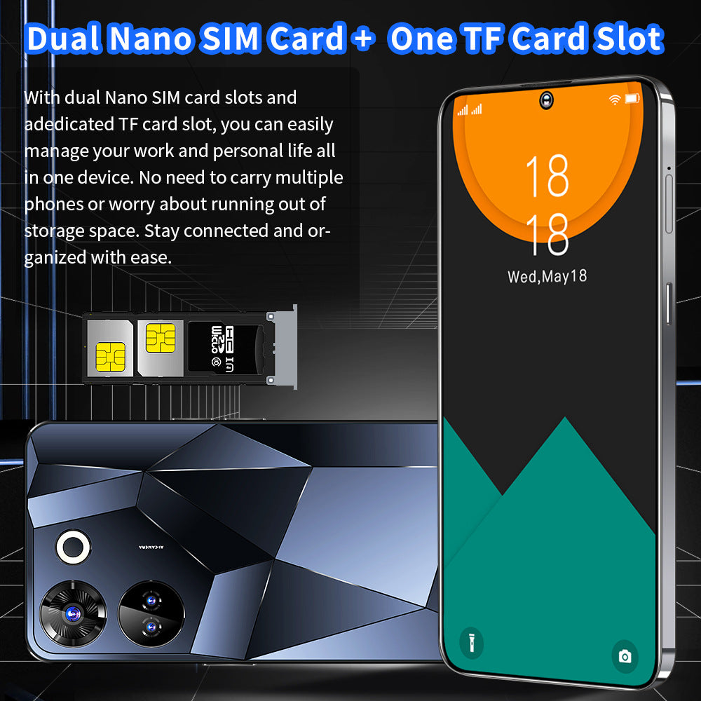 New C20 Pro 7.3Large Screen16+1T Smartphone Direct Sales from Manufacturer(Popular)